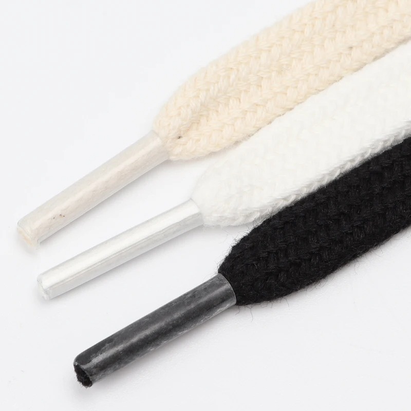100 Cotton Flat Shoelaces with - Lace Replacement Flat 评论和价格