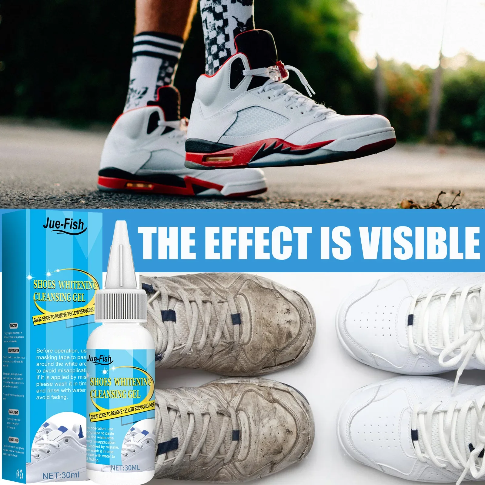 White Shoes Cleaning Gel Stain - Sneaker Care Products 评论和价格