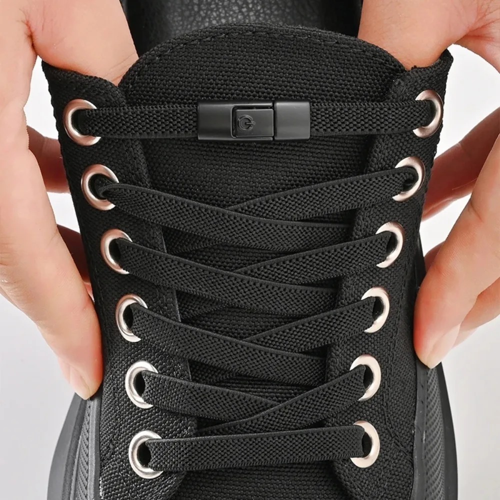 8mm Widened Flat No‑Tie Shoela - Lace Replacement Flat 评论和价格